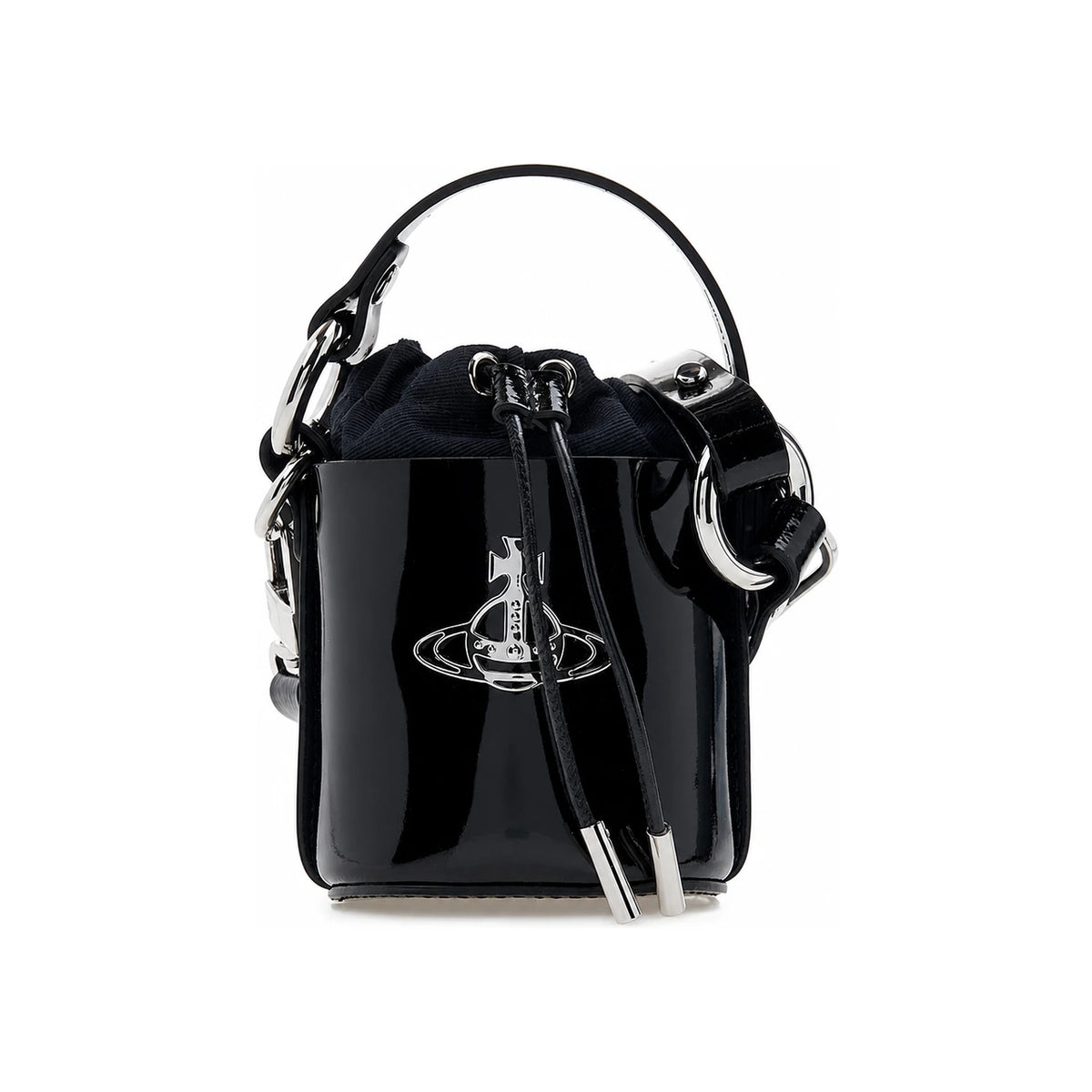 Vivienne Westwood Shiny Mini Bucket Bag Women’s Shoulder Ba 5202006CU L001O N403