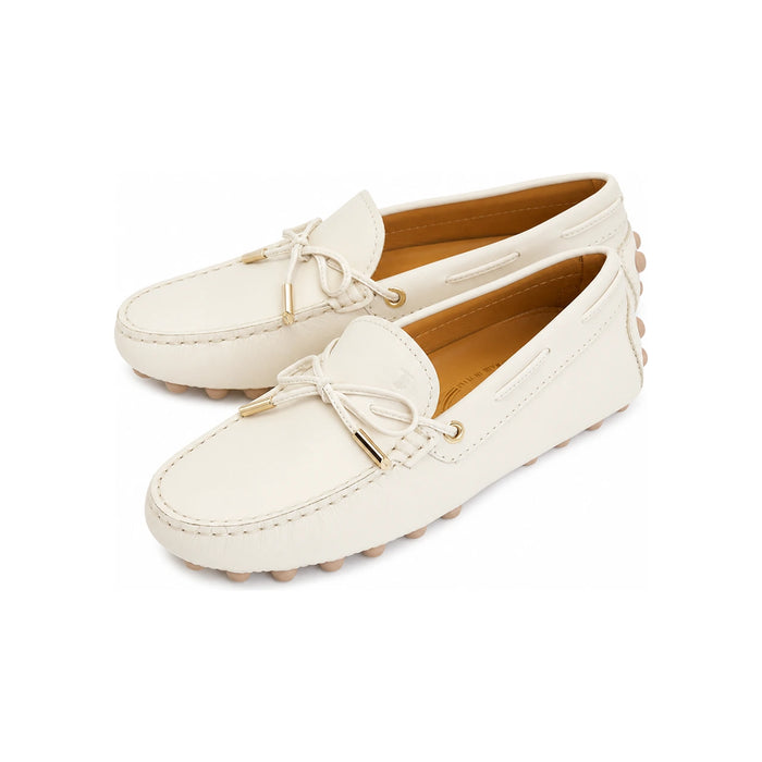 Tods Gommino Bubble Leather Loafers Women’s Brown