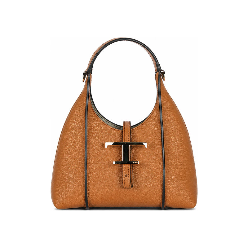 Tods Timeless Leather Tote Crossbody Bag S410