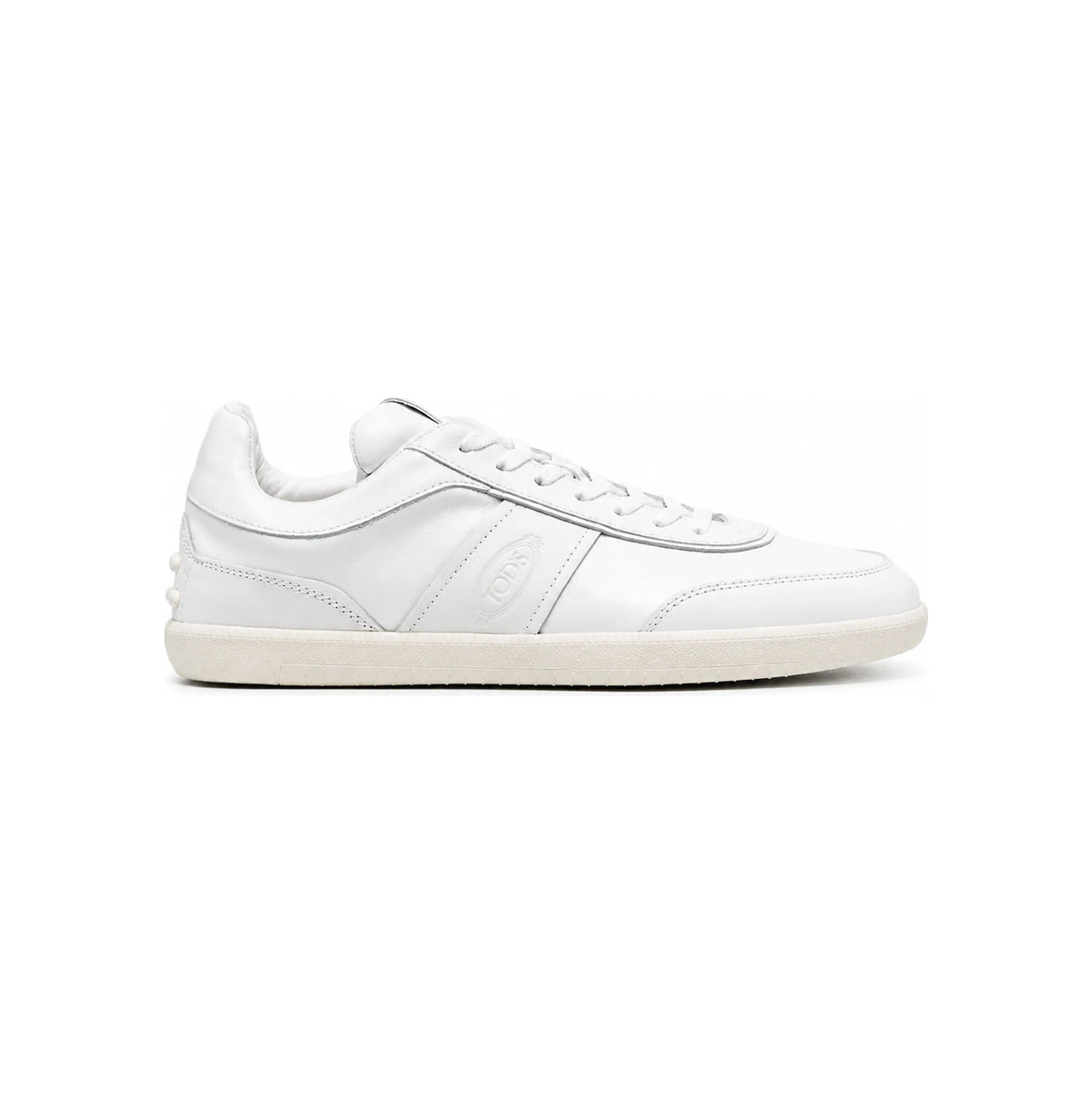 Tods Logo Panel Leather Low-Top Sneakers XXM68C0DP30 OV7 B001