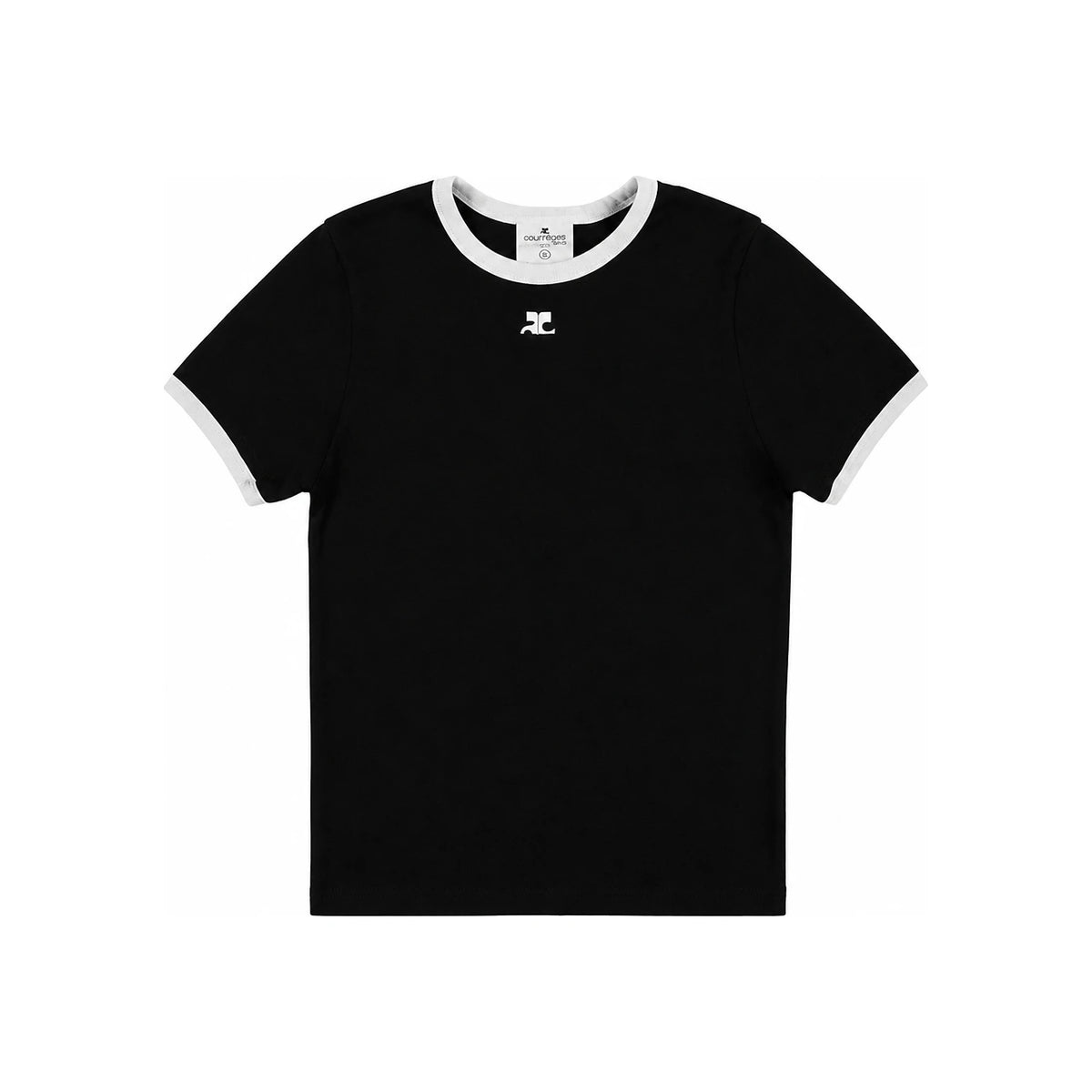courreges Women’s Short Sleeve T-Shirt VESJTS017 JS0070 9901