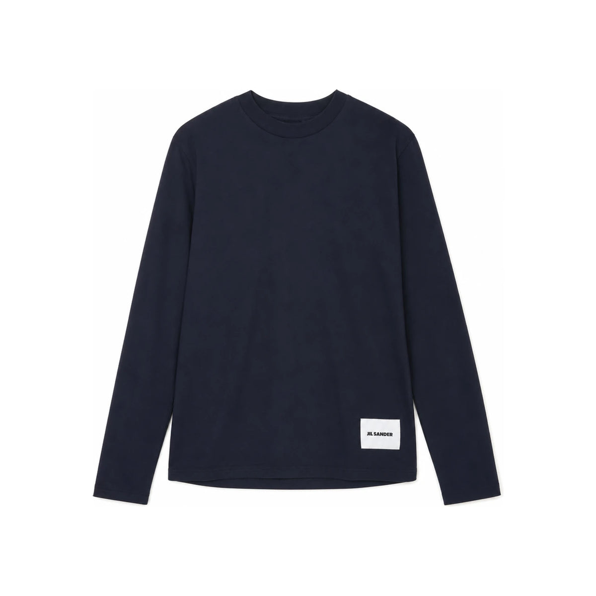 JIL SANDER Logo Patch Long Sleeve T-Shirt for Women J40GC0002 J45048 402