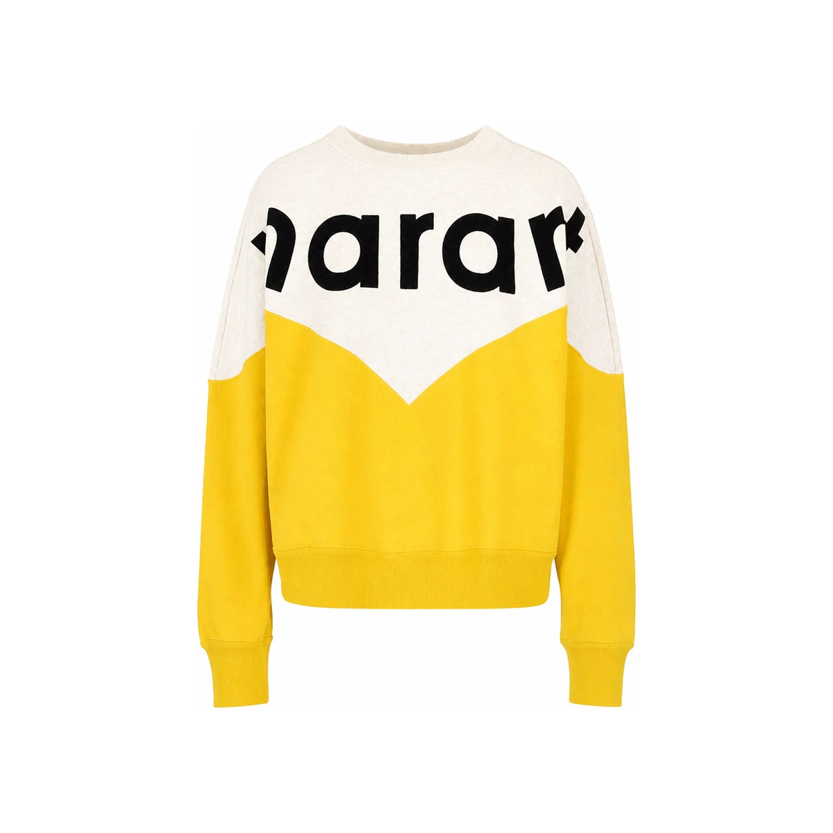 Isabel Marant Yellow Fleece-Lined HOUSTON Sweatshirt