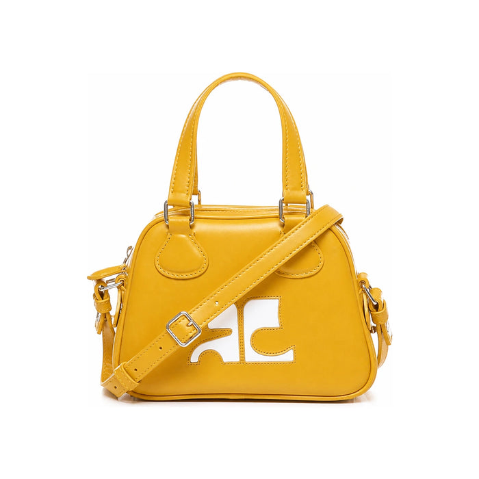 courreges Signature Mini Crossbody Bag Black