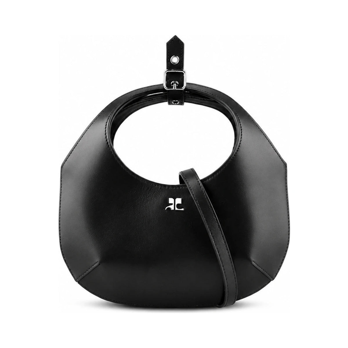 courreges Holly Mini Tote Bag Black Shoulder Bag