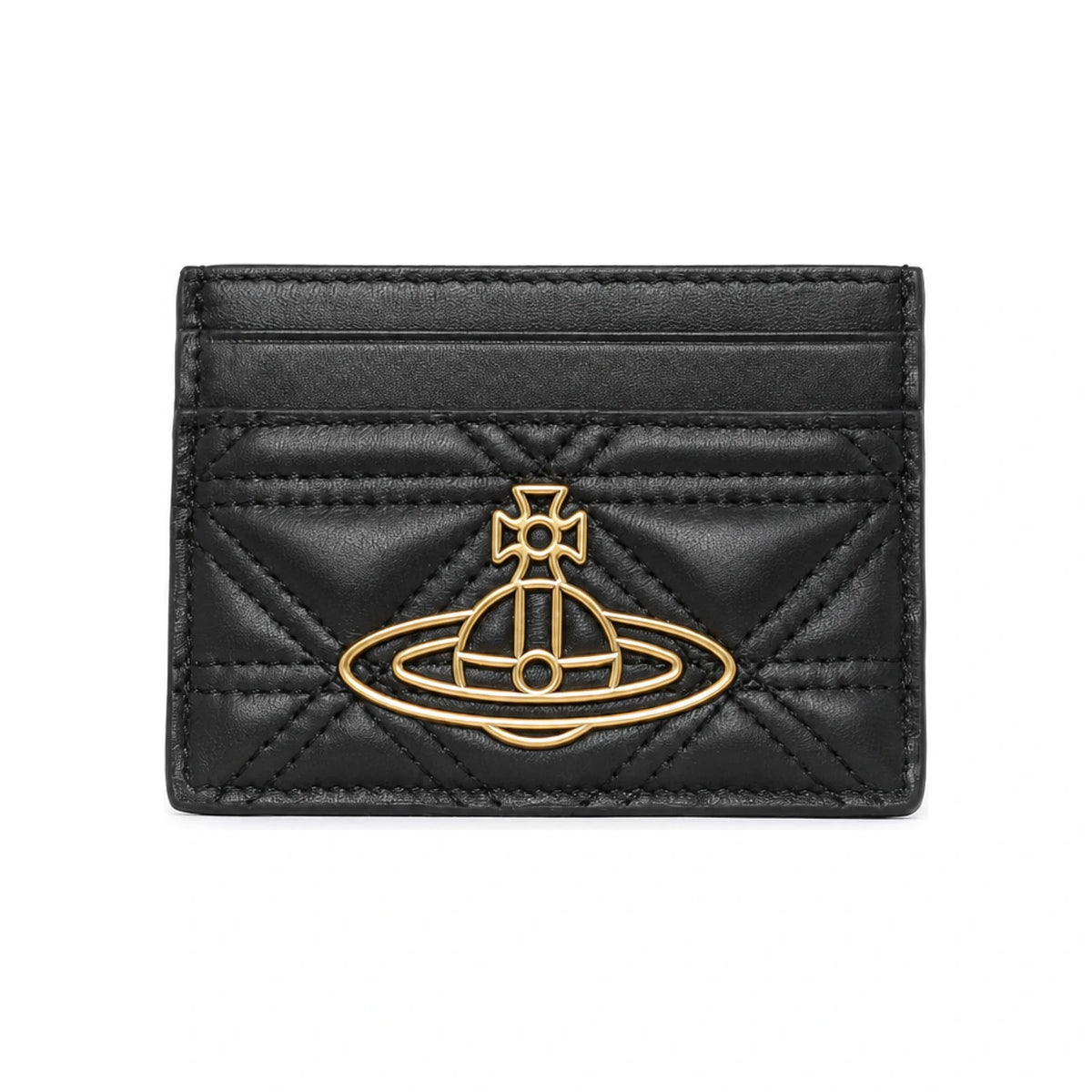 Vivienne Westwood Nappa Leather Card Holder Black Women’s
