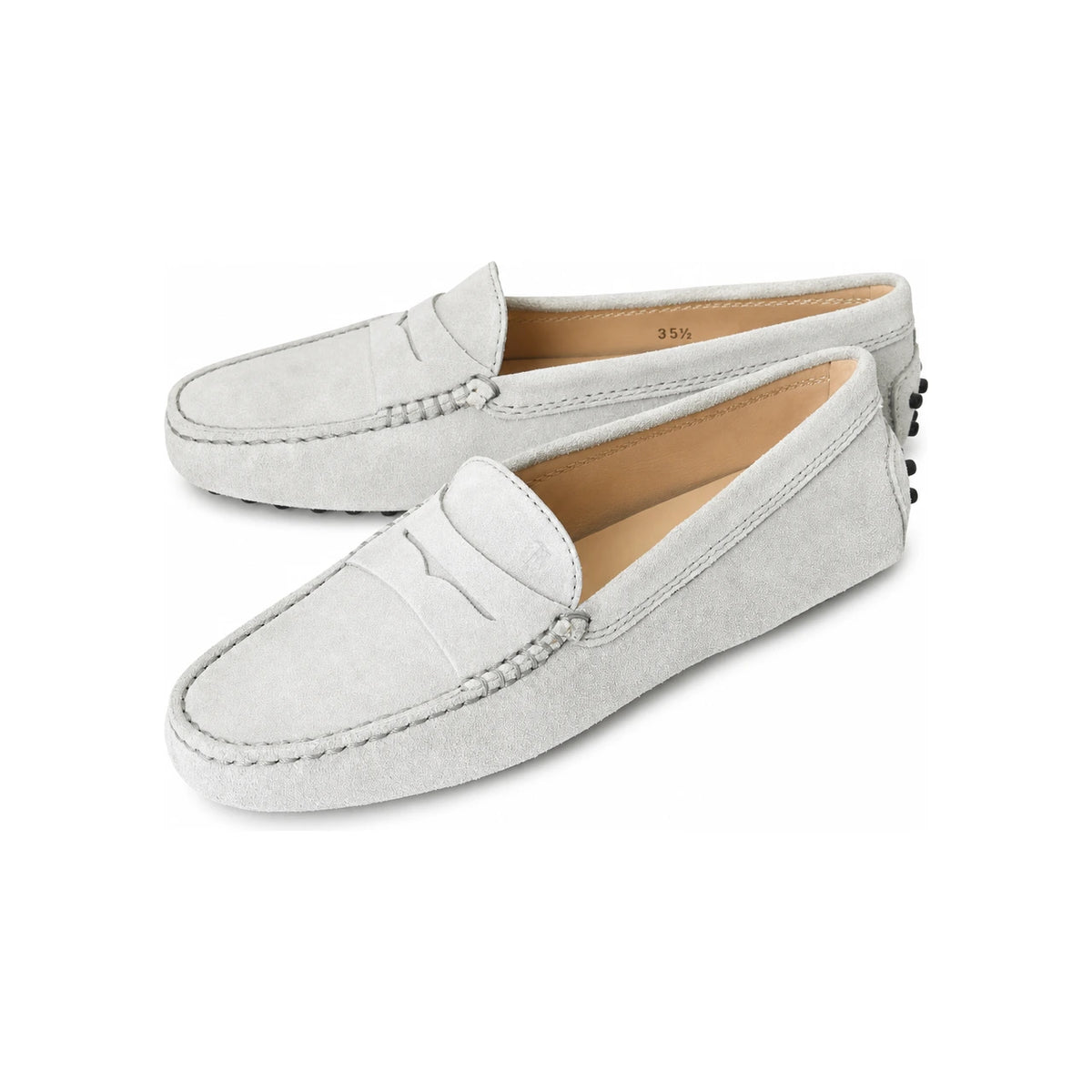Tods Gommino Women’s Leather Driving Loafers Brown