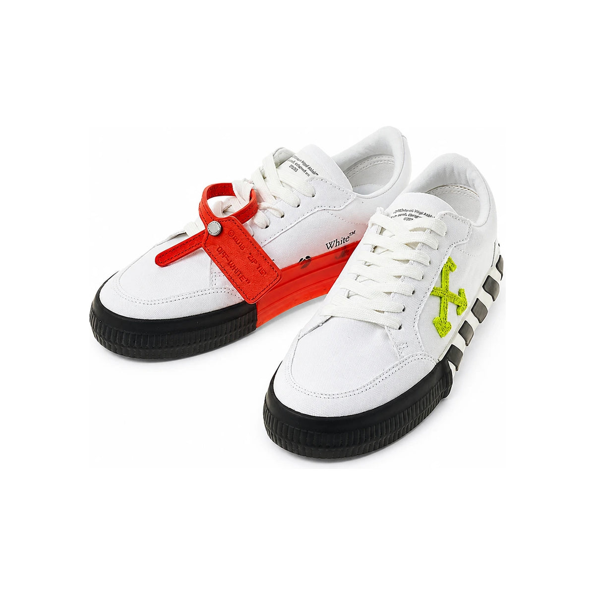 OFF WHITE Mens Arrow Low-Top Sneakers OMIA085S23FAB0010150