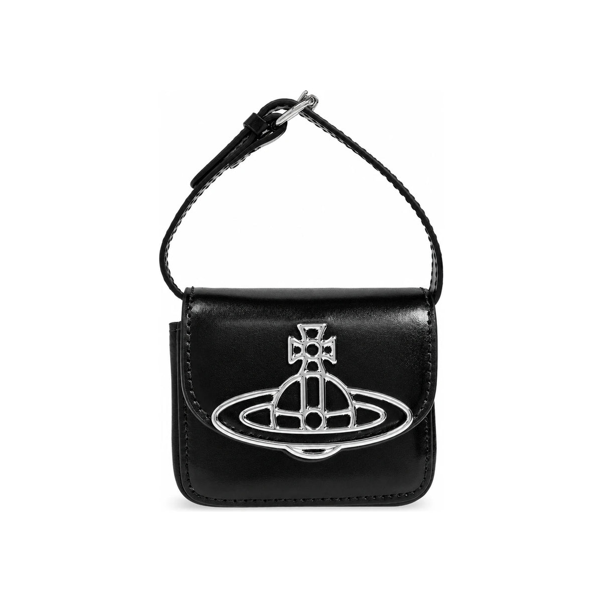 Vivienne Westwood Linda Mini Crossbody Bag Black Leather
