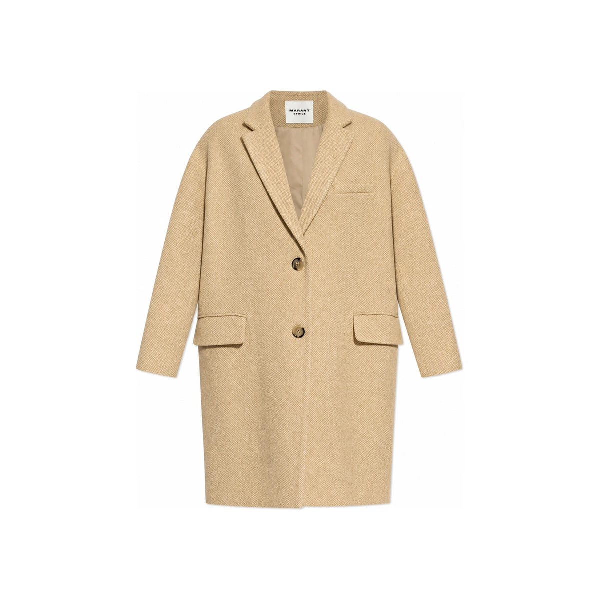 Isabel Marant LIMIZA Wool Coat 24FW Brown Women’s