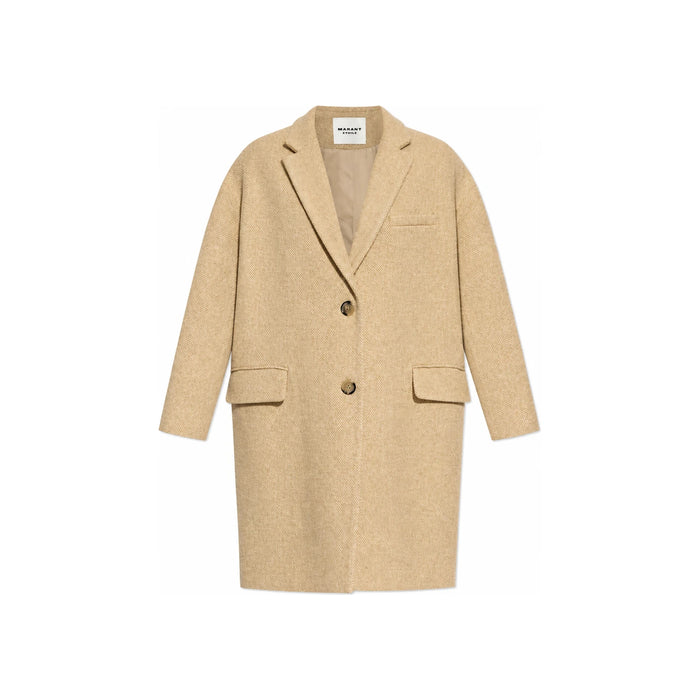 Isabel Marant LIMIZA Wool Coat 24FW Brown Women’s