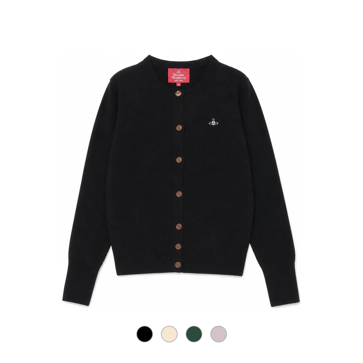 Vivienne Westwood Wool Basic Crewneck Cardigan