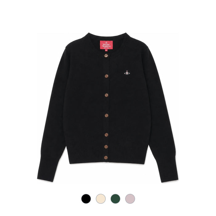 Vivienne Westwood Wool Basic Crewneck Cardigan