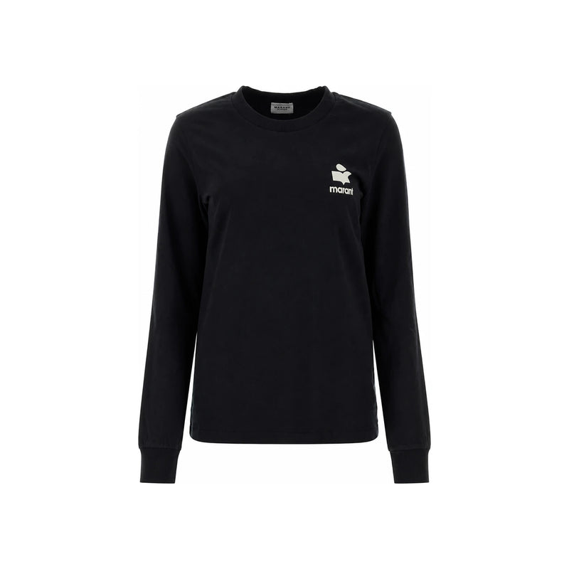 Isabel Marant Gabby Logo Print T-Shirt Black