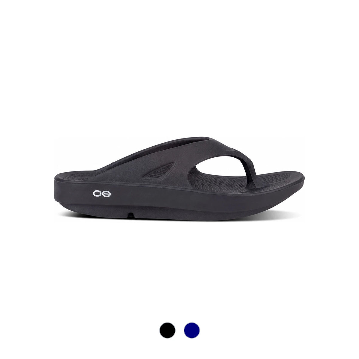 OOFOS OOriginal Flip Flops Black Eggnog Chalk Unisex Sandals
