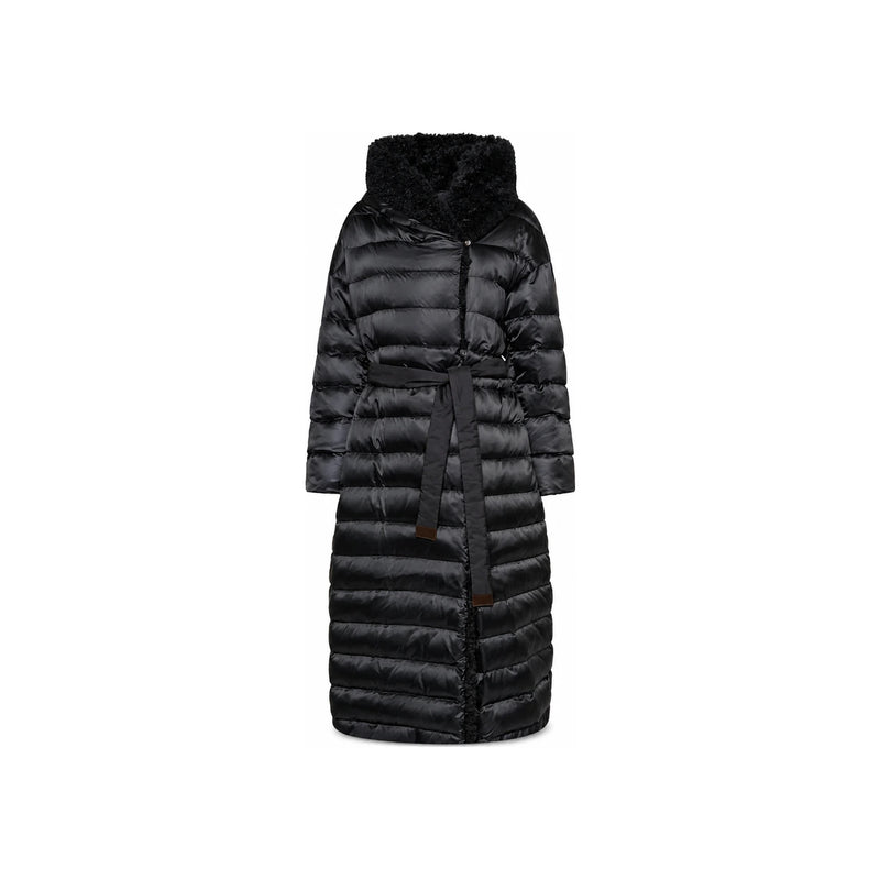 Max Mara Reversible Faux Fur Trim Long Down Puffer Coat 2429496085 003