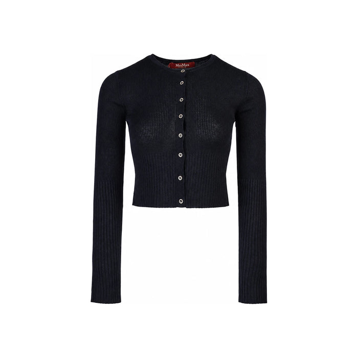 Max Mara Women’s Feriale Wool Cardigan Black