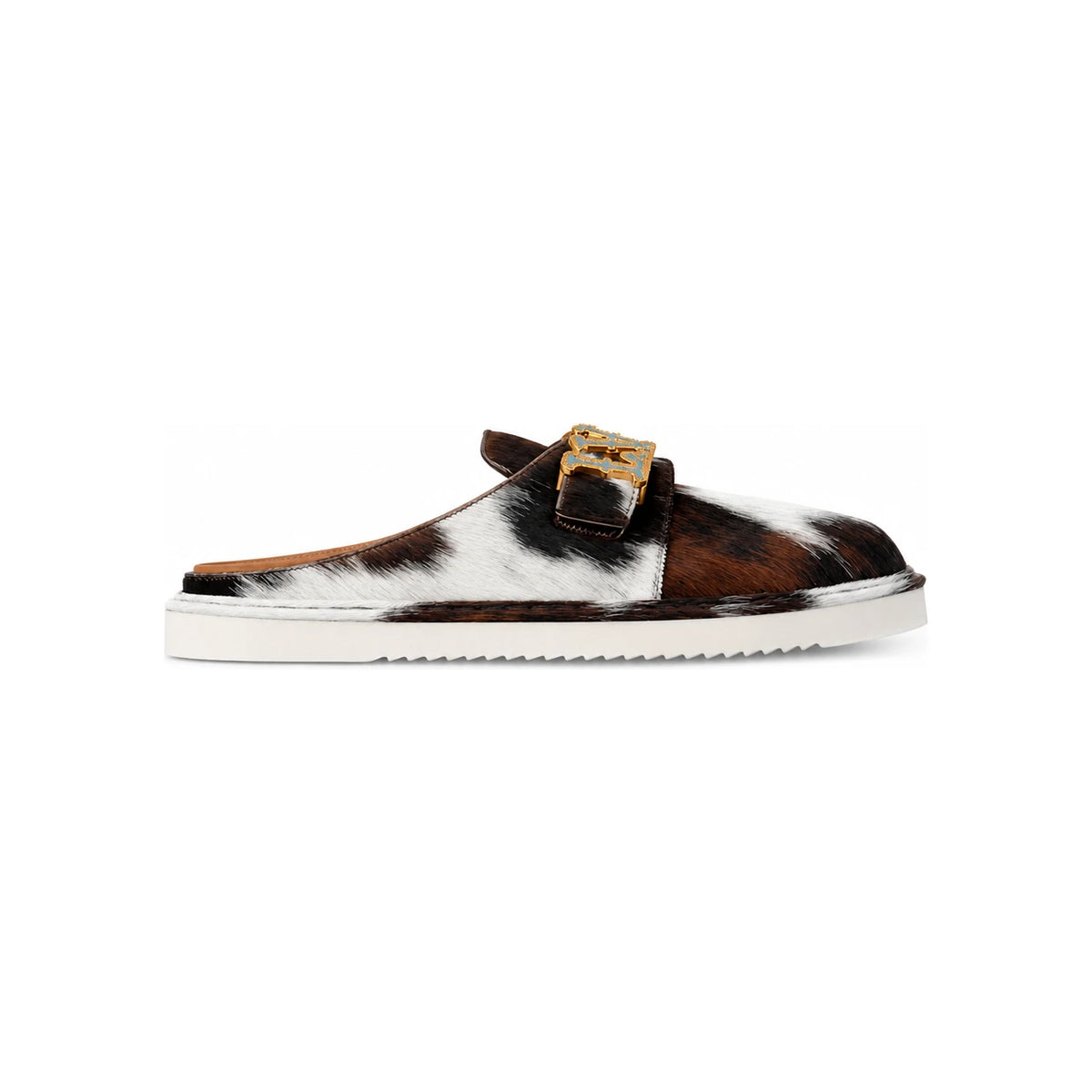Louis Vuitton Men’s Easy Mule Cowhide Pony Slip-On Slippers