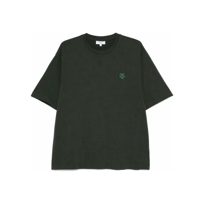 Maison Kitsune Fox Head Oversized Short Sleeve T-Shirt White Cotton