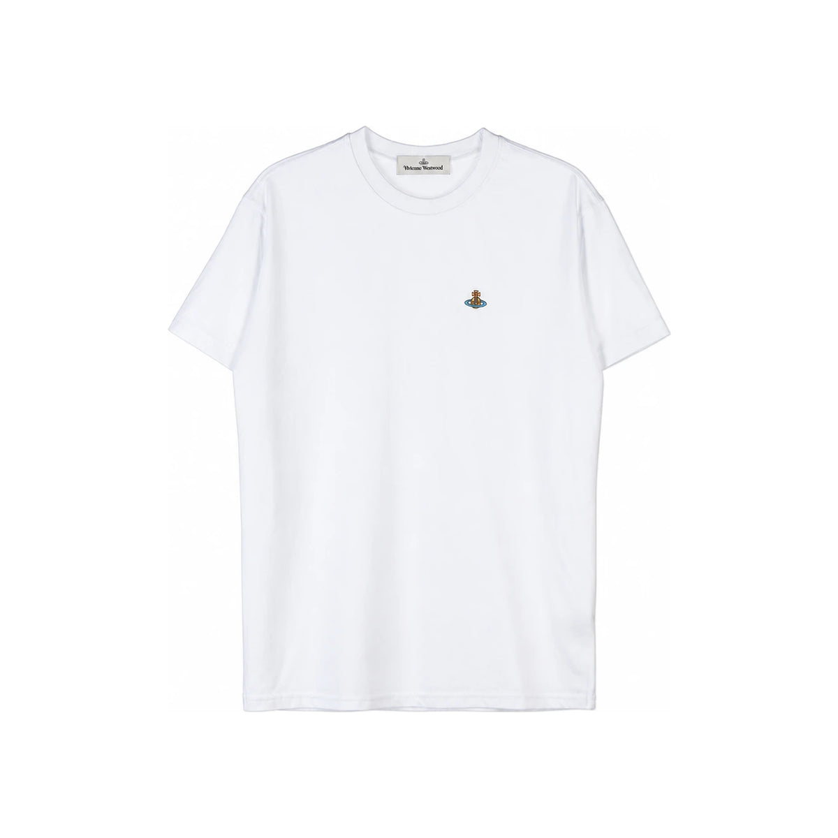 Vivienne Westwood ORB Logo White Cotton T-Shirt Men