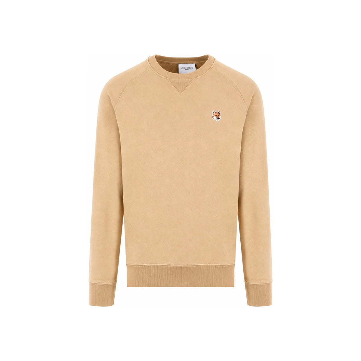 Maison Kitsune Beige Fox Logo Sweatshirt AM00303KM0001 P220