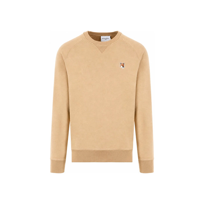 Maison Kitsune Beige Fox Logo Sweatshirt AM00303KM0001 P220