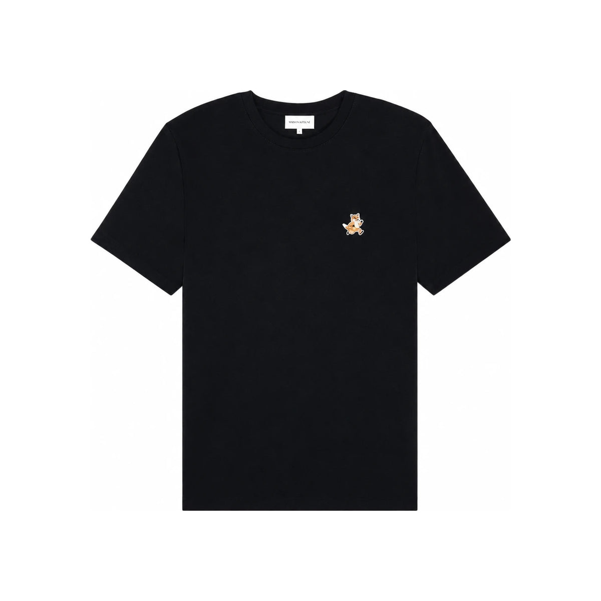 Maison Kitsune Speedy Fox Logo Patch Comfort Short Sleeve T-Shirt