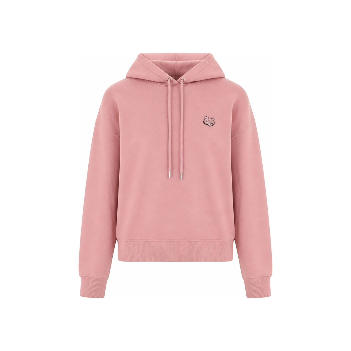 Maison Kitsune Fox Head Patch Hoodie Sweatshirt Pink Women’s