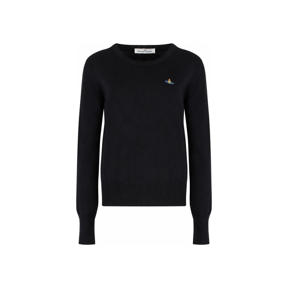 Vivienne Westwood Bea Logo Embroidered Round Neck Knit Sweat 1803002S Y001V N401