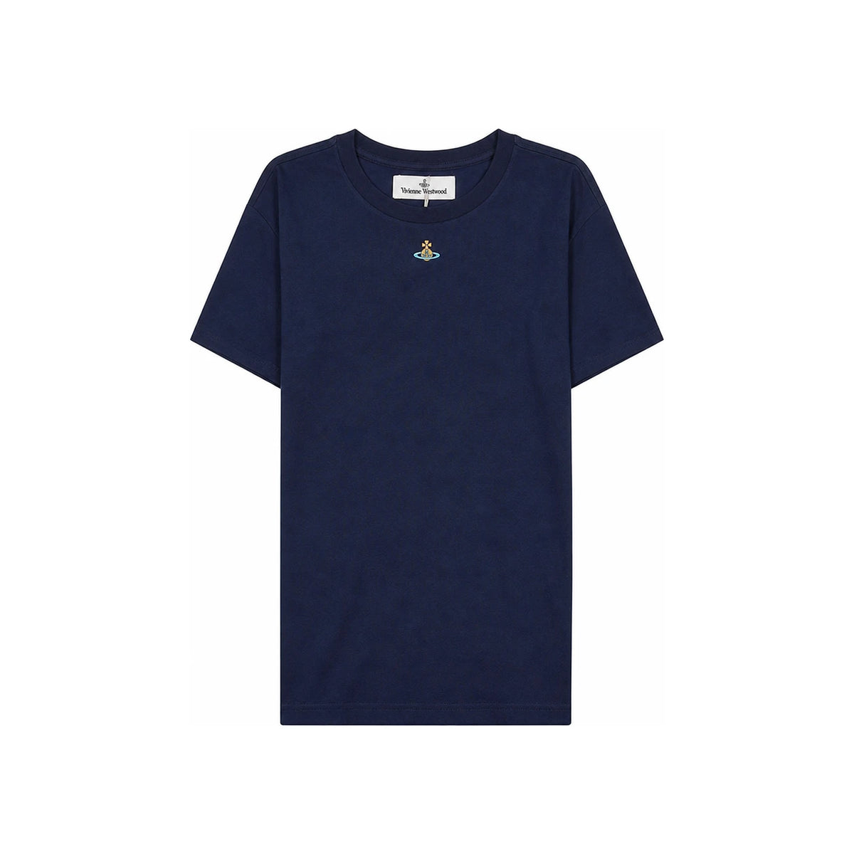 Vivienne Westwood ORB Peru Graphic T-Shirt Navy Cotton