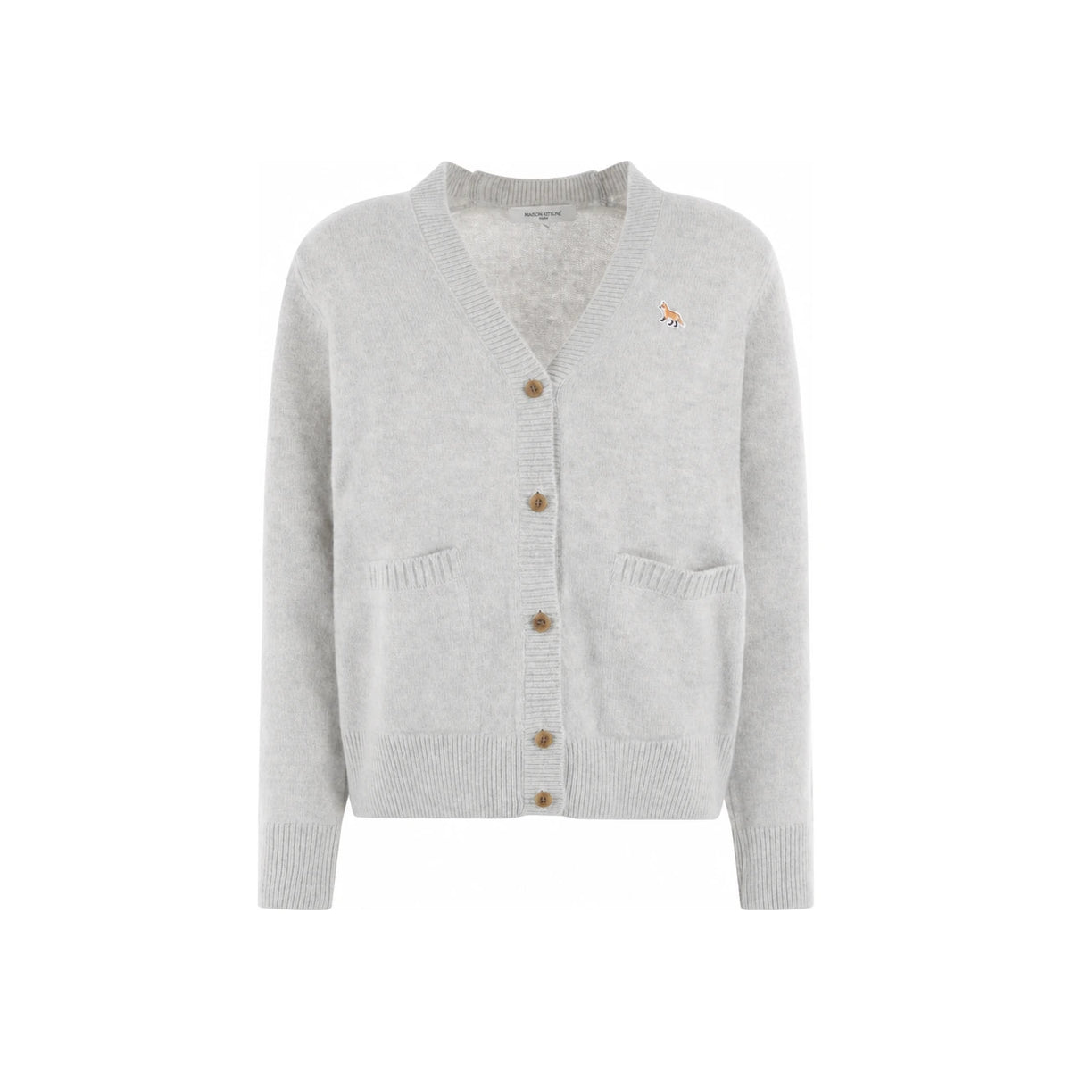 Maison Kitsune Fox Wool Cardigan LW00507KT1006 H120