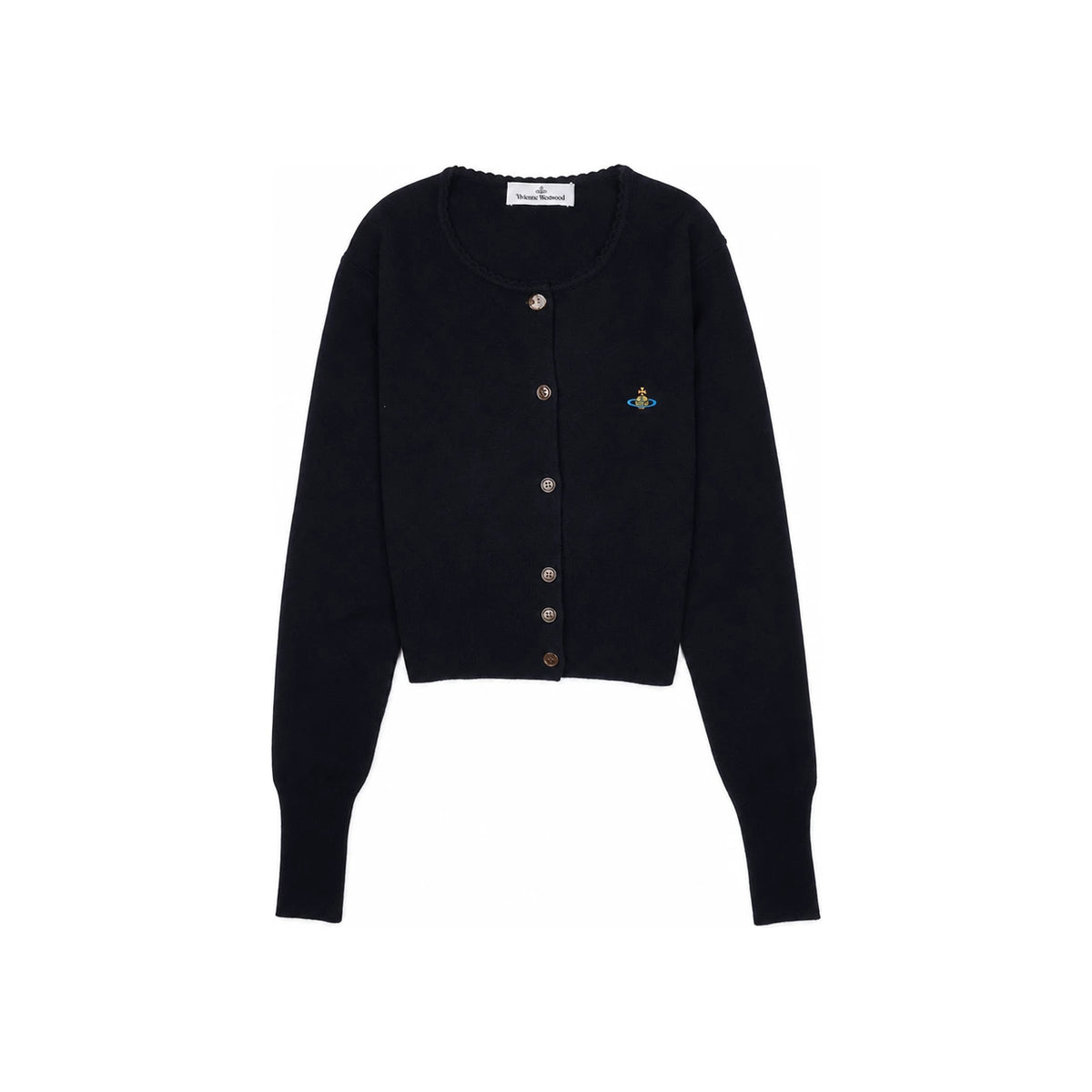 Vivienne Westwood Bea Cropped Cardigan Women’s Black Knit