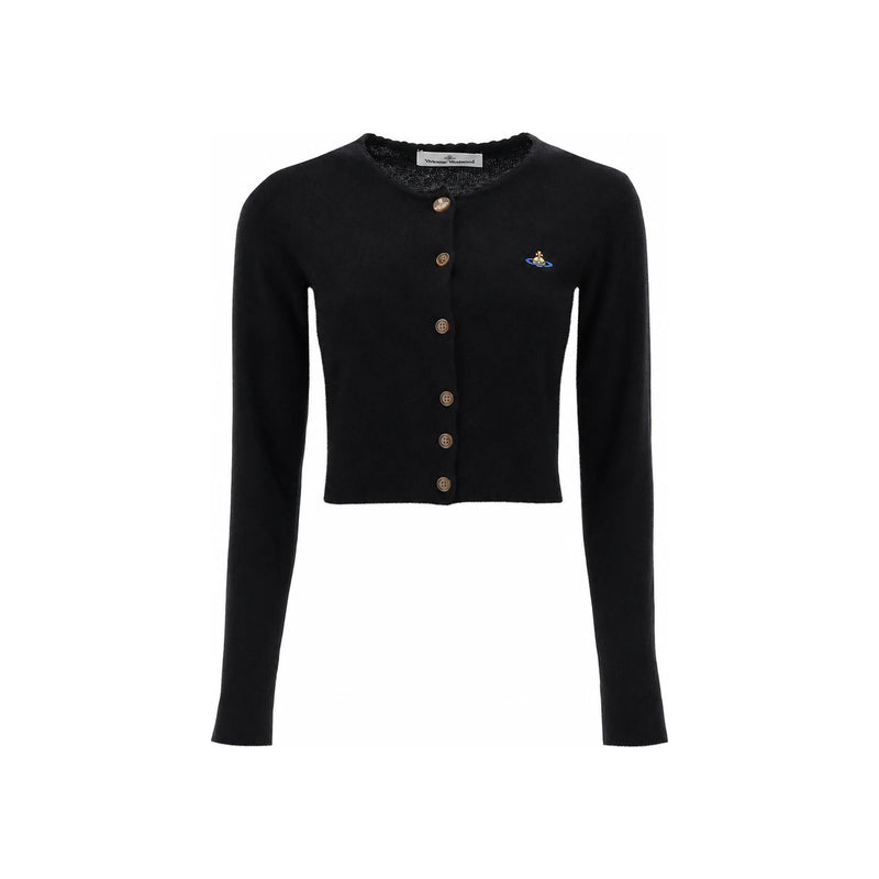 Vivienne Westwood Bea Women’s Cropped Cardigan Black Knit