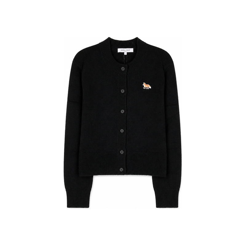 Maison Kitsune Baby Fox Wool Cardigan Women’s Navy LW00508 KT1006 P199
