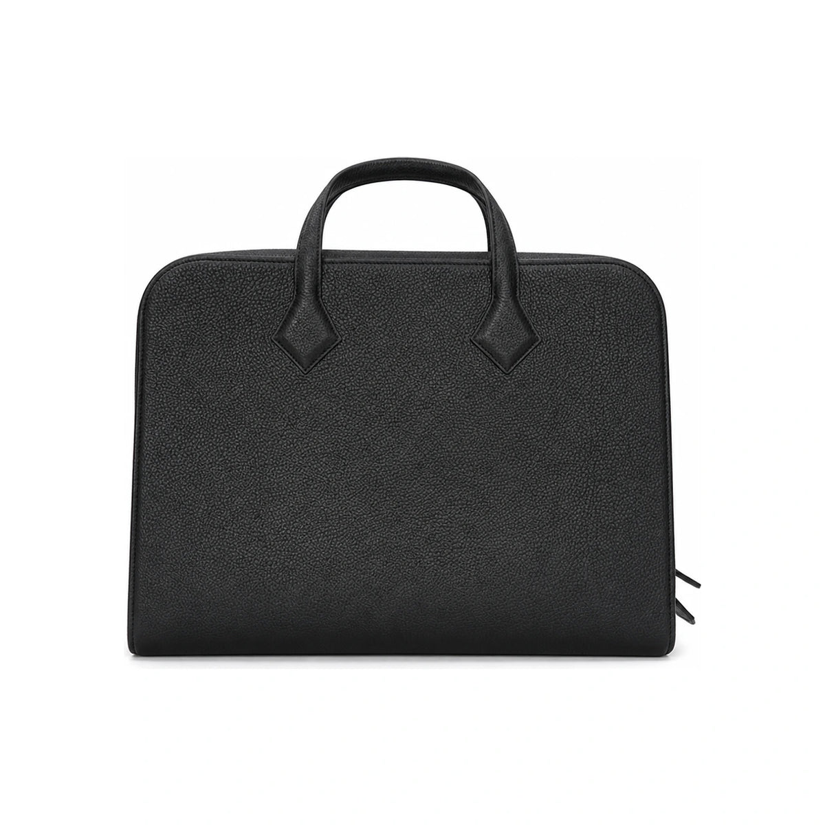 HERMES Victoria Light Brief Case 35 Black Tote Bag Unisex