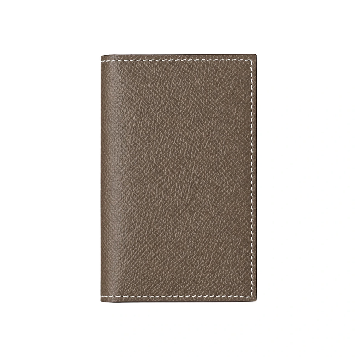 HERMES Etoupe Epsom Leather MC2 Card Holder Wallet Unisex