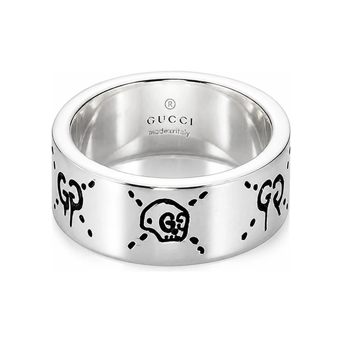 GUCCI Unisex Silver Ring YBC455318001 455318 J8400 0701