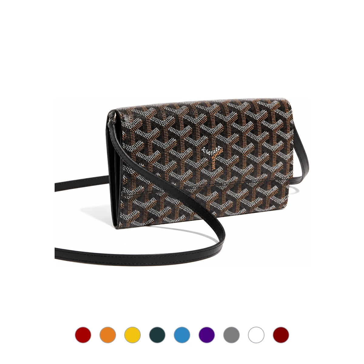 GOYARD Varennes 3 Flap Mini Crossbody Wallet Bag