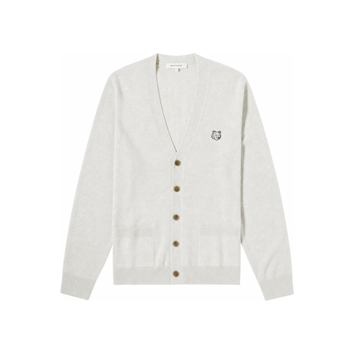 Maison Kitsune Bold Fox Head Men’s Cardigan MM00509KT1036 H120