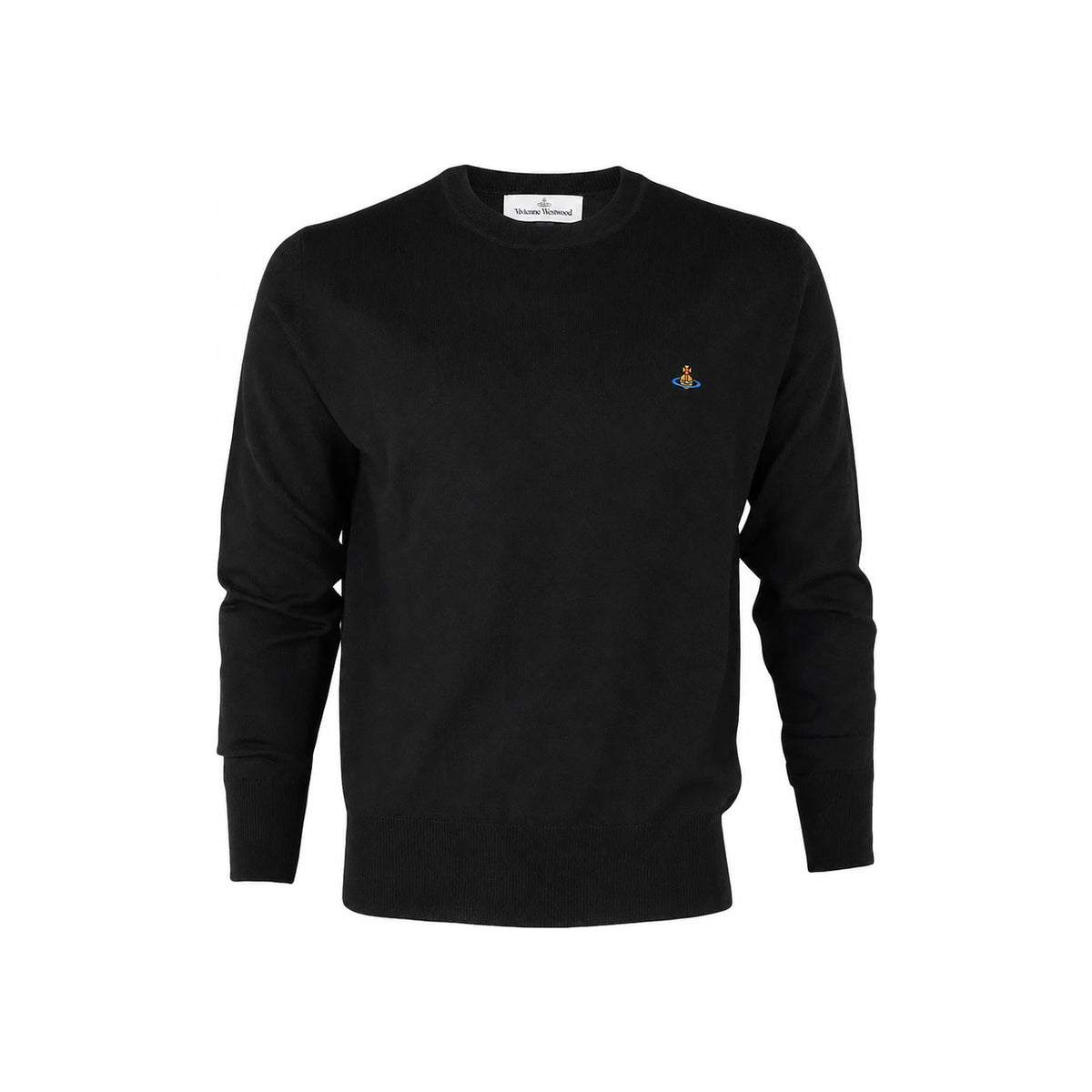 Vivienne Westwood Black Wool Crewneck Sweater Men