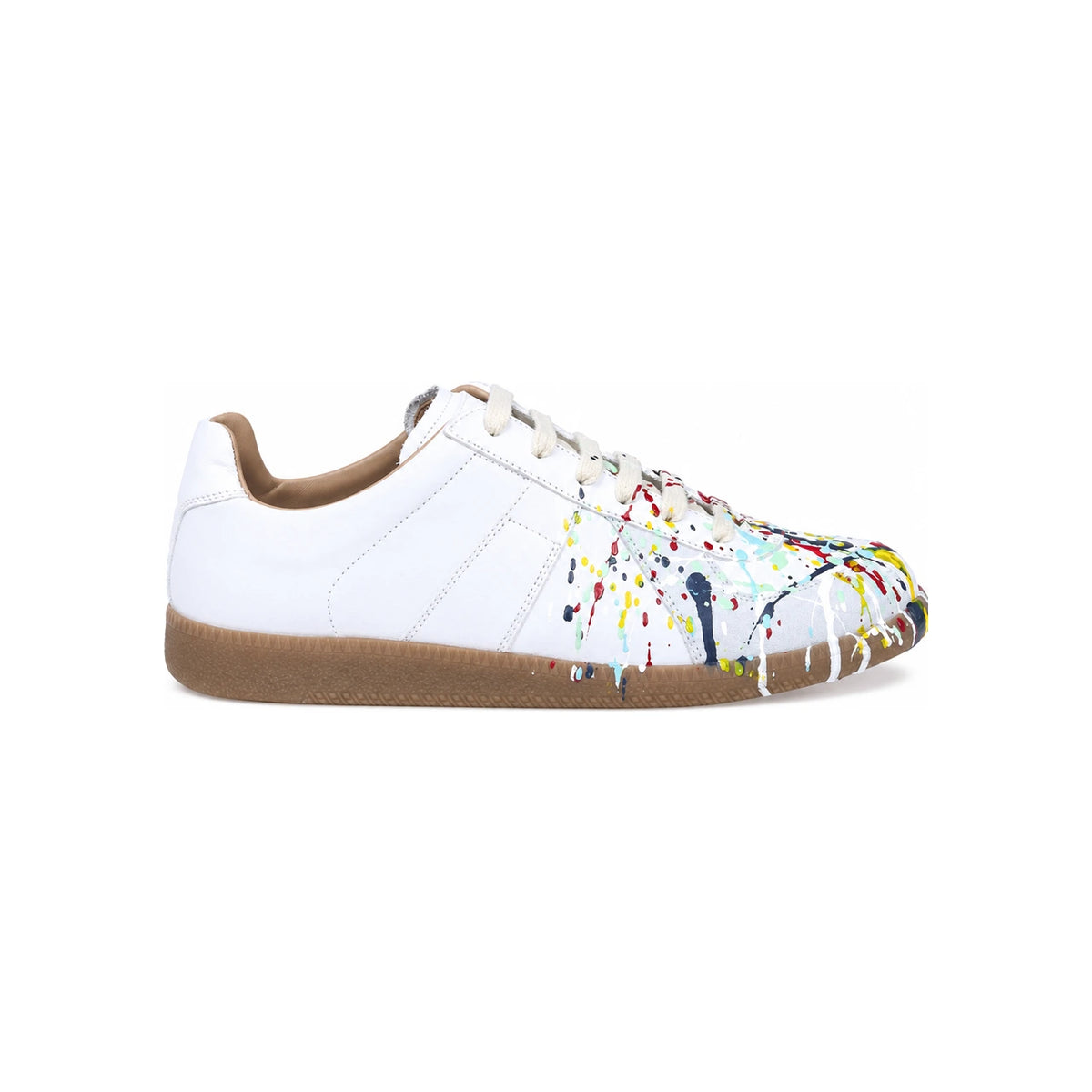 Maison Margiela White Painted German Army Low-Top Sneakers W S58WS0101 P1892 961