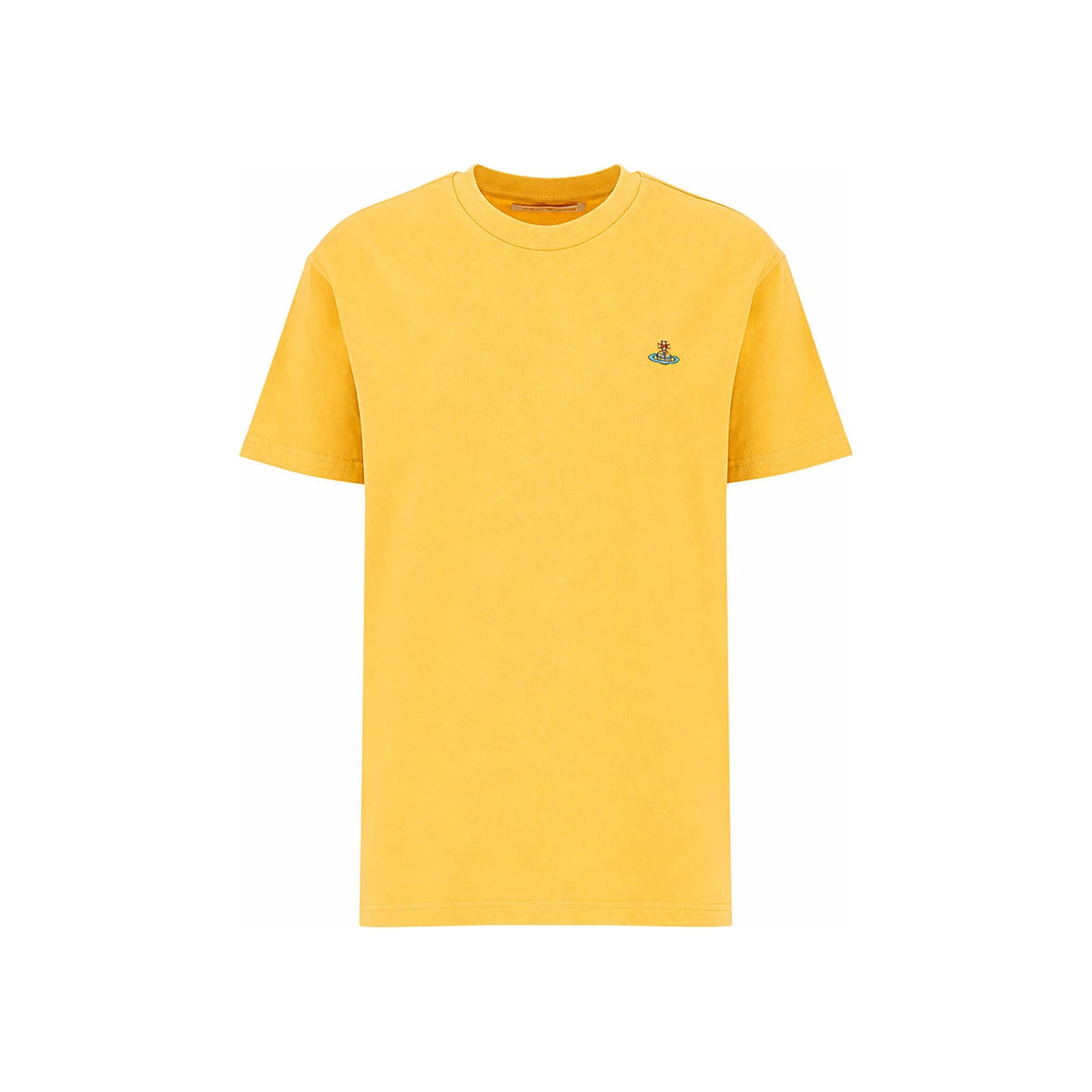 Vivienne Westwood ORB Multicolor Classic T-Shirt Yellow 3G010013 J001M E403