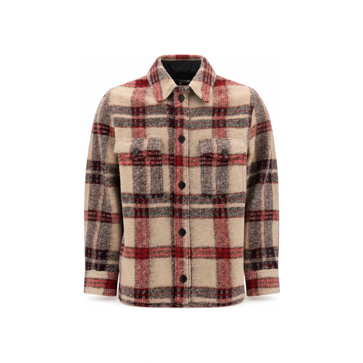 Isabel Marant KERVONT Check Shirt Jacket for Men VE1839 22A011H BYEC