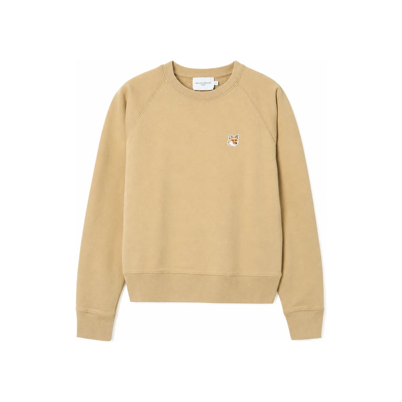 Maison Kitsune Women's Fox Head Patch Crewneck Sweatshirt Be AW00303 KM0001 P220