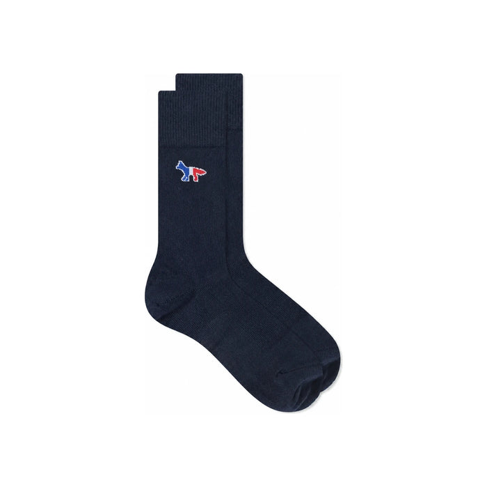 Maison Kitsune Tricolor Fox Logo Socks AU06400KT0010 P480