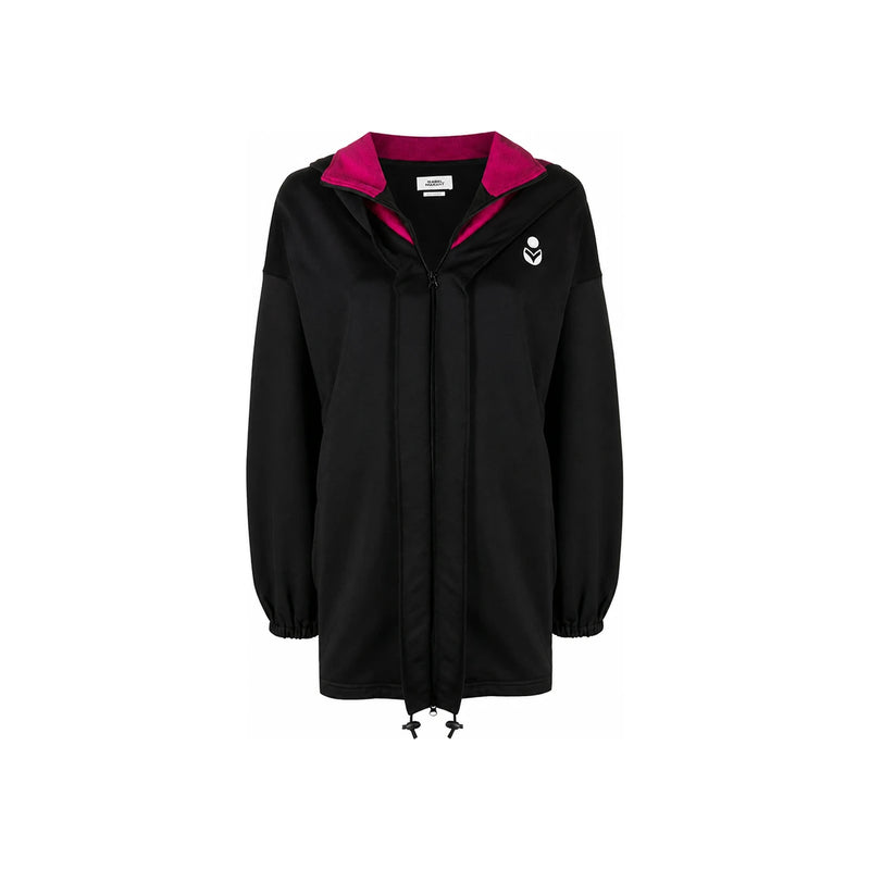 Isabel Marant Black Hooded Jacket Veste Isla Anniversary Edition