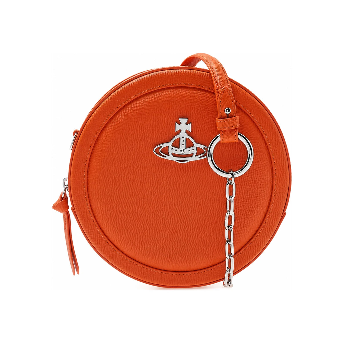 Vivienne Westwood Ruby Round Crossbody Bag Black Leather Women’s