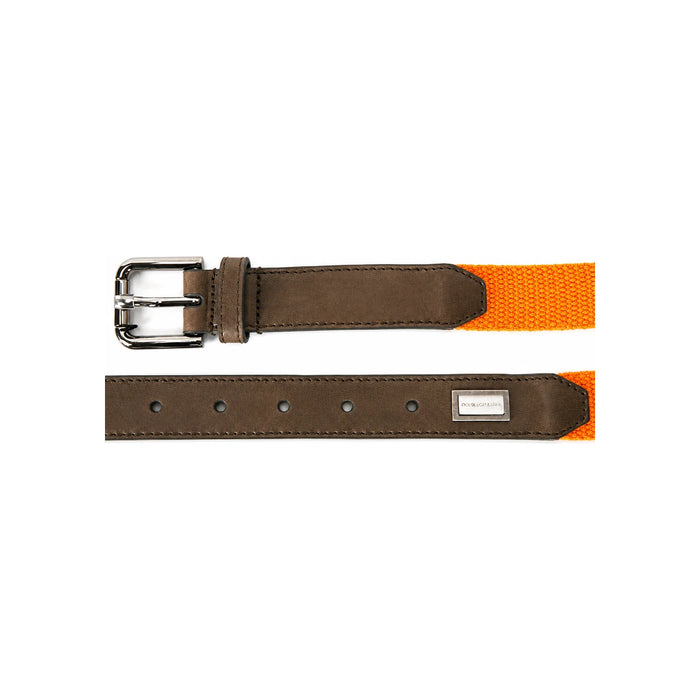 Dolce&Gabbana Men's Mini Plaque Belt BC3418 8B977