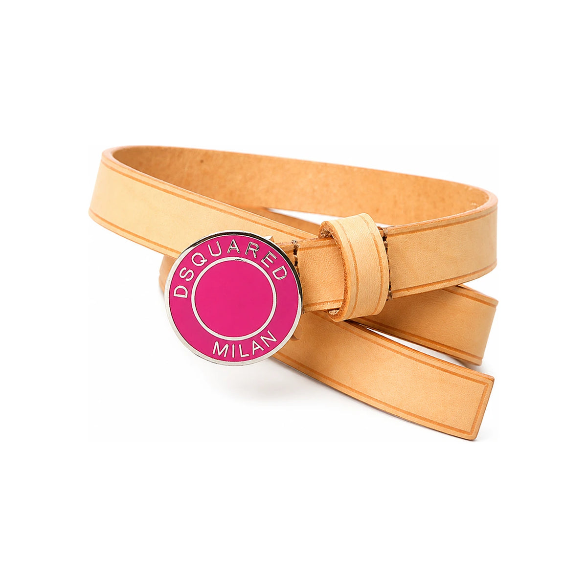 Dsquared2 Adonis Milan Logo Women's Skinny Belt BE5107 V291 9843