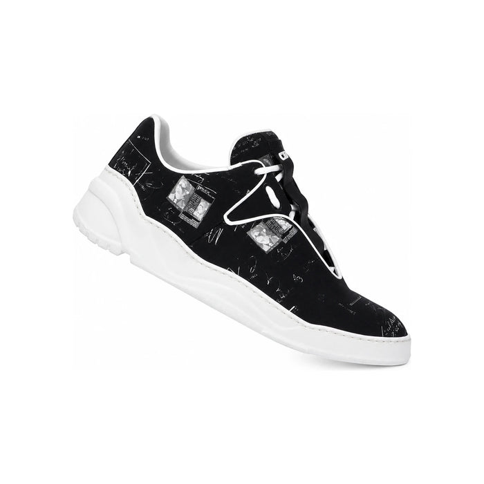 DIOR Men's Low-Top Sneakers White Leather